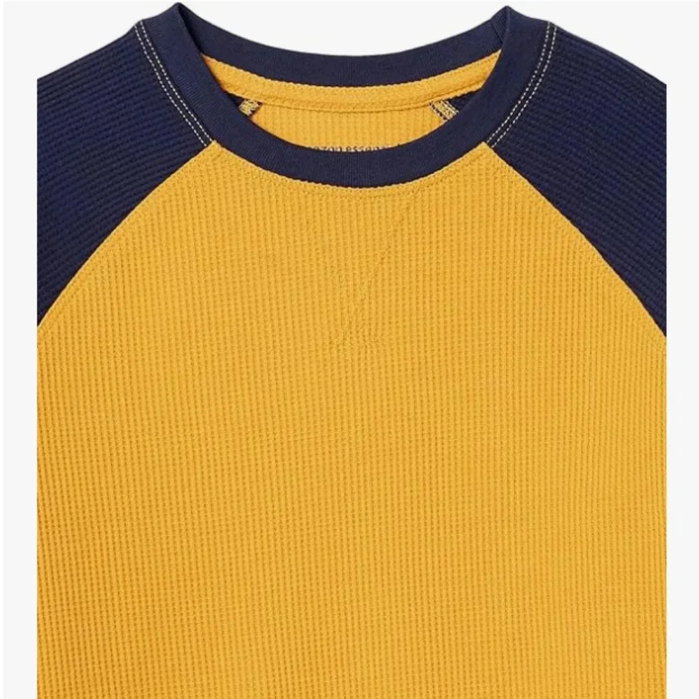Boys' Long-Sleeve Knit Thermal T-Shirt, Pack of 3 - XL